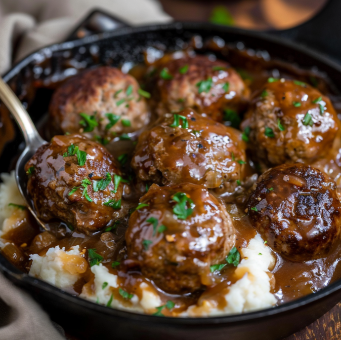 Salisbury Steak Meatballs